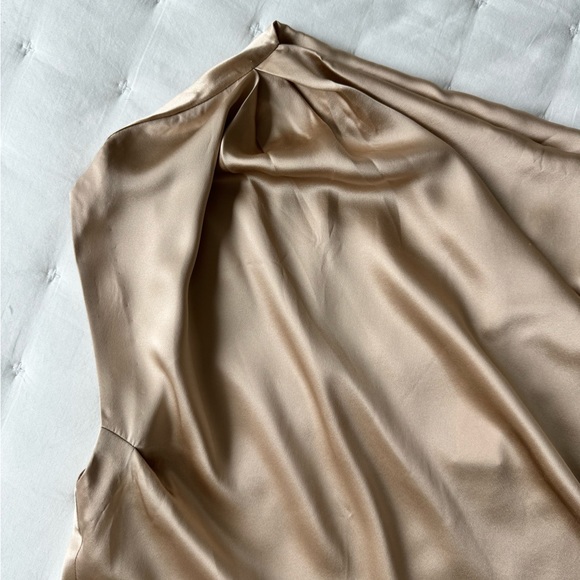 The Sei Revolve NWT 6 Champagne Revolve Draped Silk Top - Picture 10 of 11